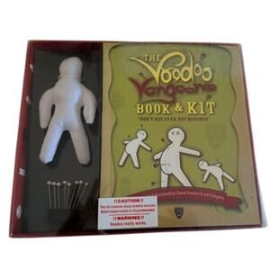 Voodoo Vengeance Book & Kit Doll Pins Gag Gift Novelty Set Complete